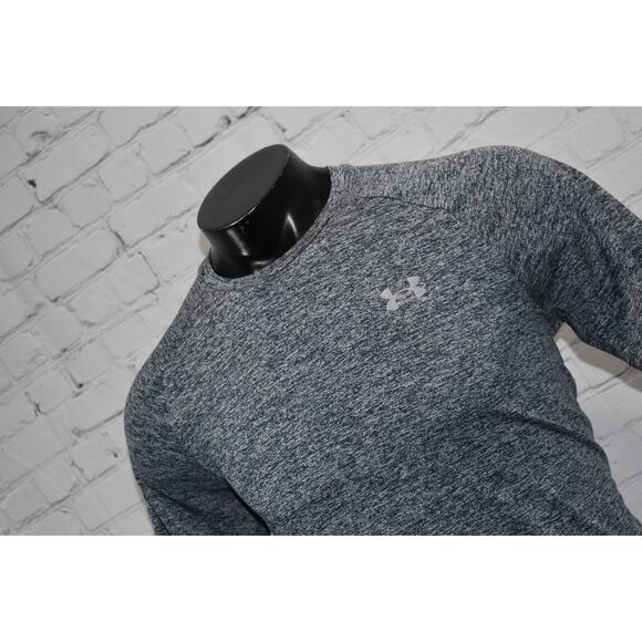 Under Armour Tech Tee Shirt Mens Size Medium Performance HeatGear Blue Gym - Picture 1 of 6